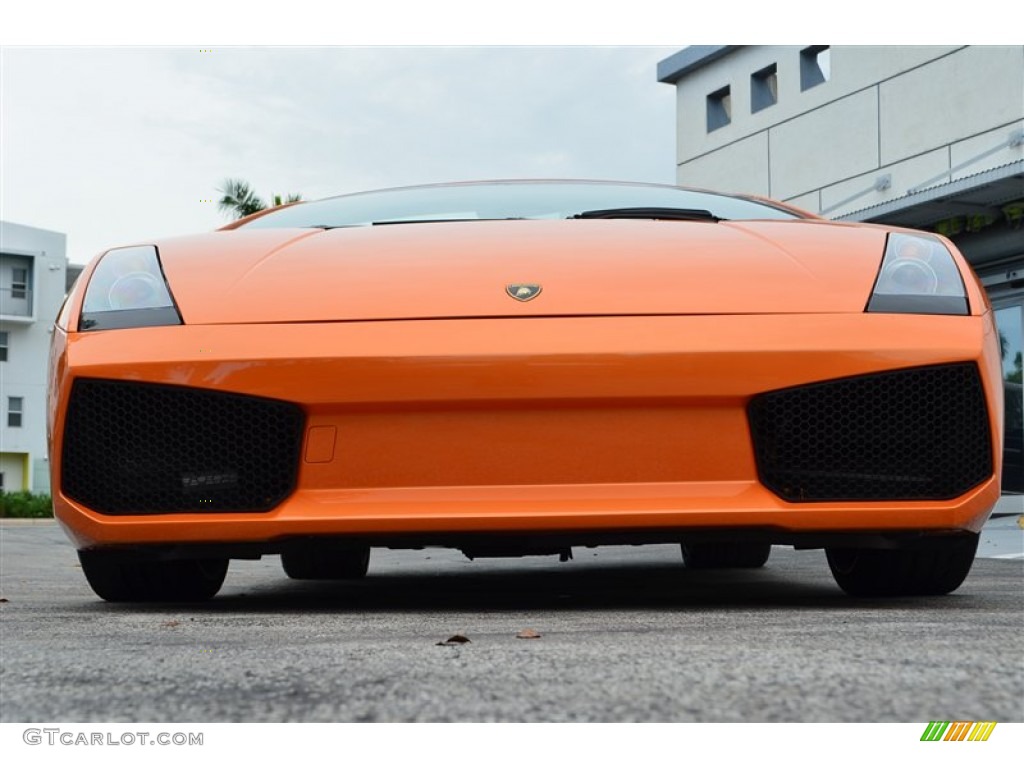 2008 Gallardo Spyder - Arancio Borealis (Orange) / Nero Perseus/Orange photo #25