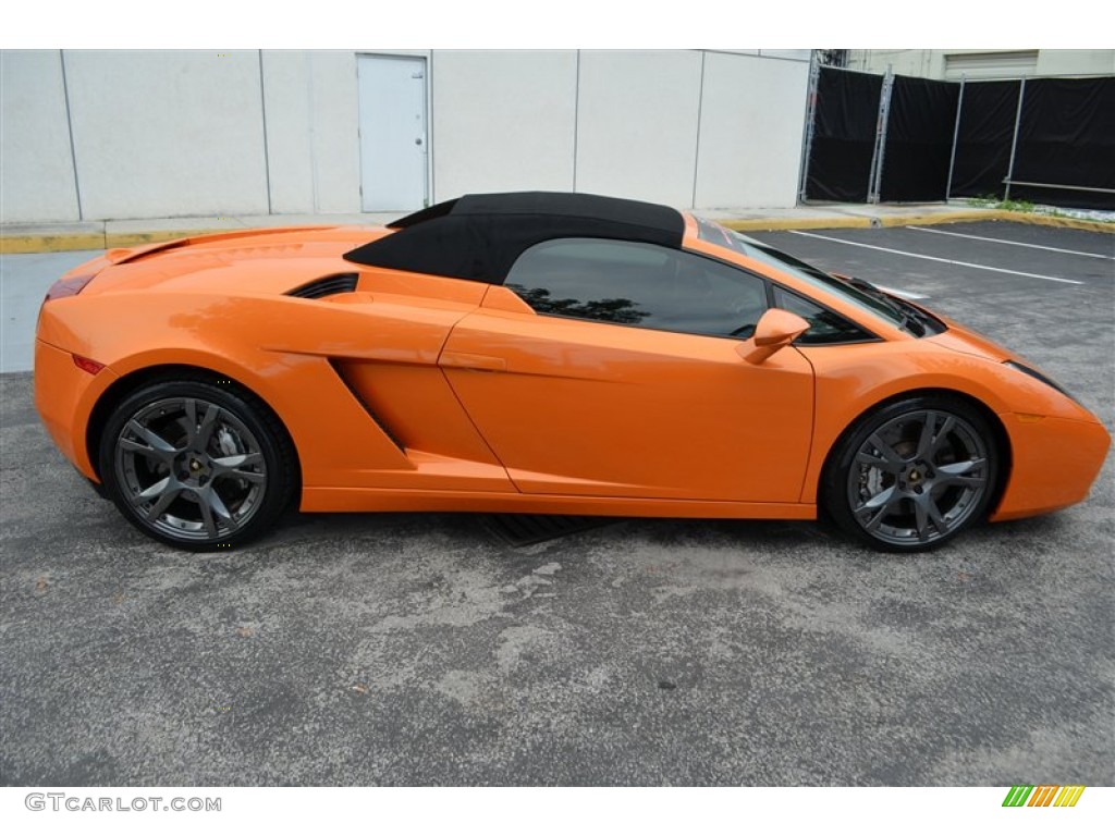 2008 Gallardo Spyder - Arancio Borealis (Orange) / Nero Perseus/Orange photo #29