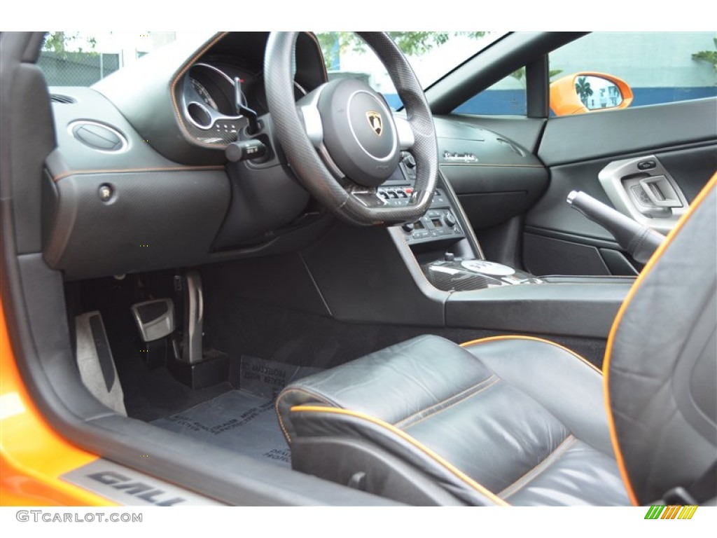 2008 Gallardo Spyder - Arancio Borealis (Orange) / Nero Perseus/Orange photo #33