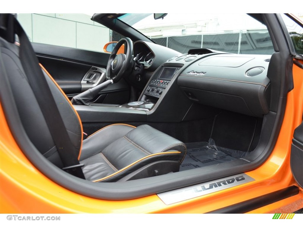 2008 Gallardo Spyder - Arancio Borealis (Orange) / Nero Perseus/Orange photo #41