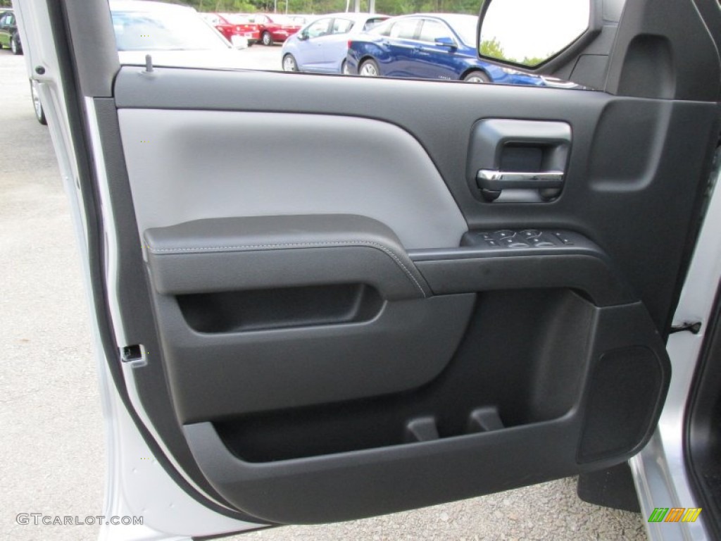 2014 Silverado 1500 WT Double Cab 4x4 - Silver Ice Metallic / Jet Black/Dark Ash photo #12