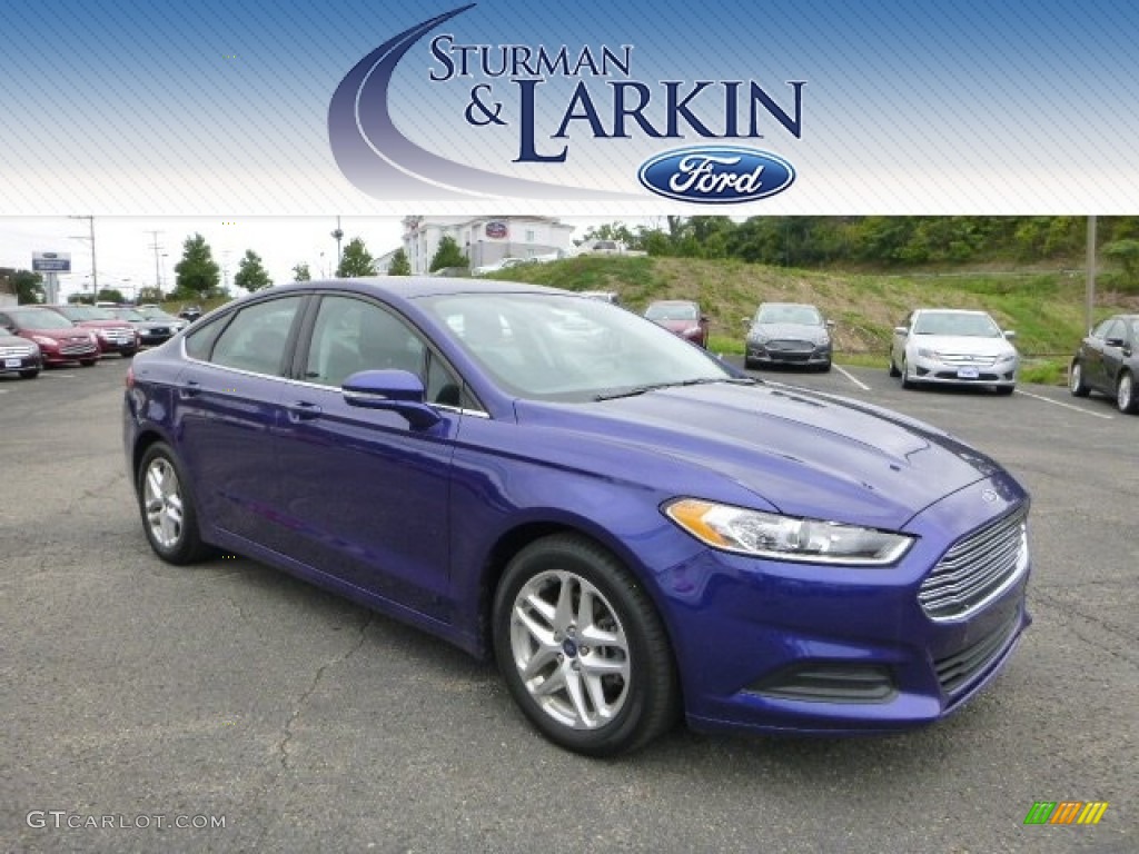 2013 Fusion SE - Deep Impact Blue Metallic / Charcoal Black photo #1