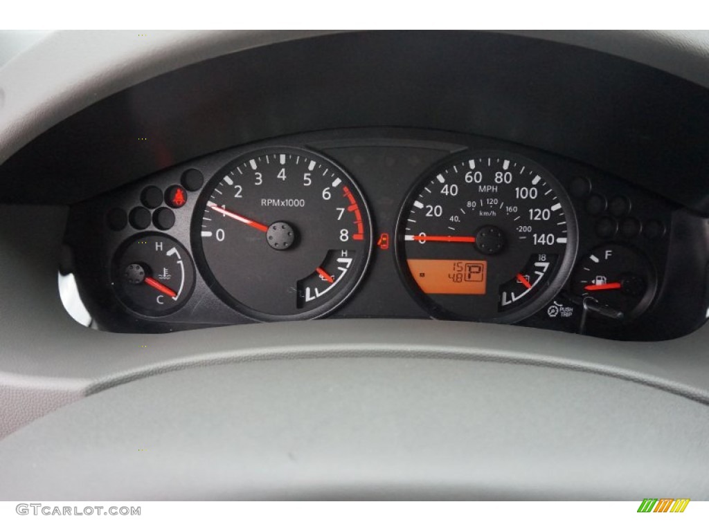 2015 Nissan Frontier SV Crew Cab Gauges Photo #97333293