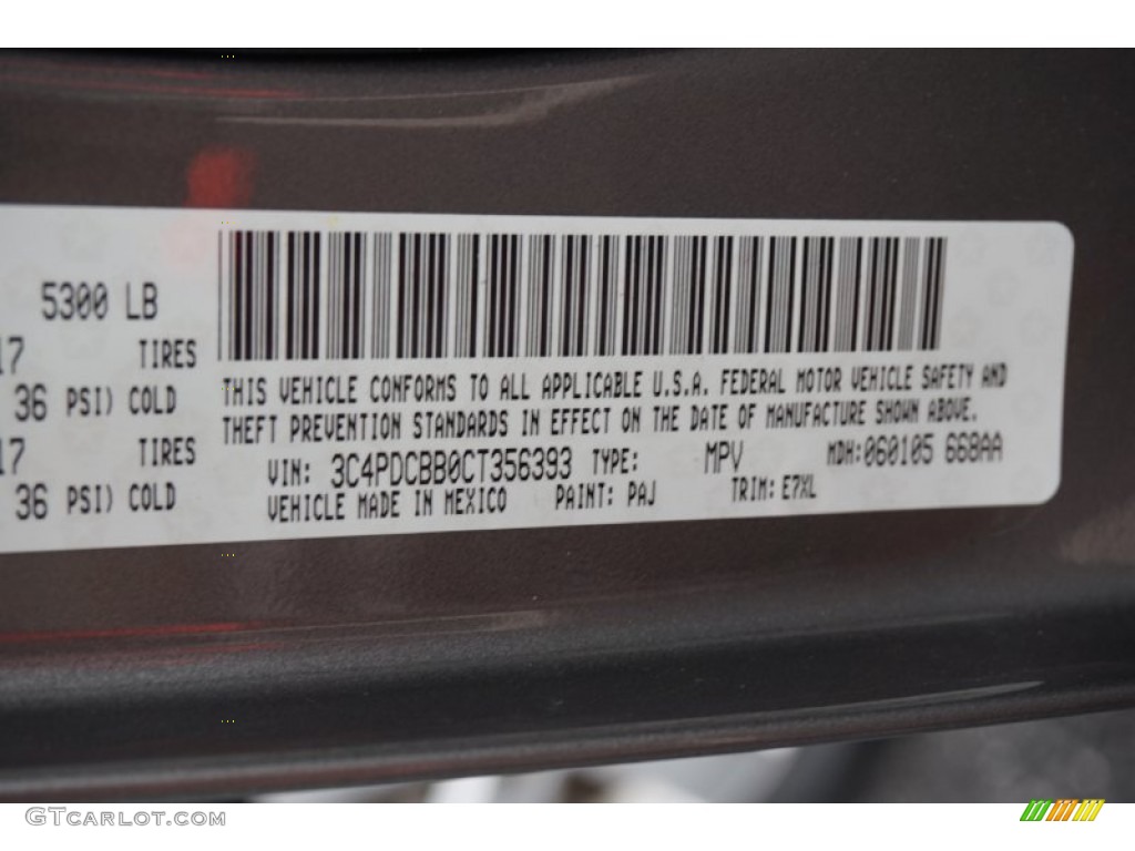 2012 Journey SXT - Storm Grey Pearl / Black/Light Frost Beige photo #27