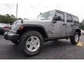 Billet Silver Metallic - Wrangler Unlimited Sport S 4x4 Photo No. 3