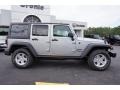 Billet Silver Metallic - Wrangler Unlimited Sport S 4x4 Photo No. 8