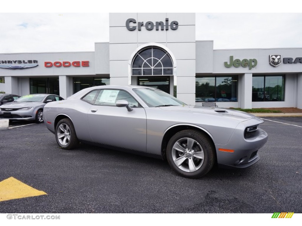 2015 Challenger SXT - Billet Silver Metallic / Black photo #1