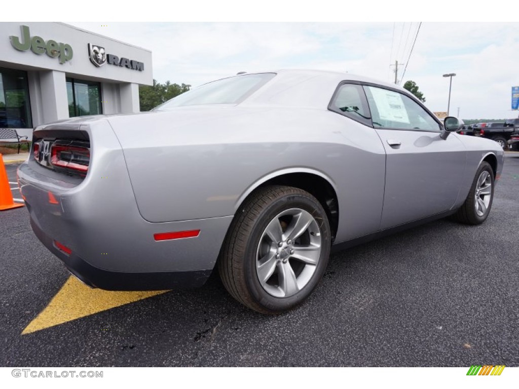 2015 Challenger SXT - Billet Silver Metallic / Black photo #7