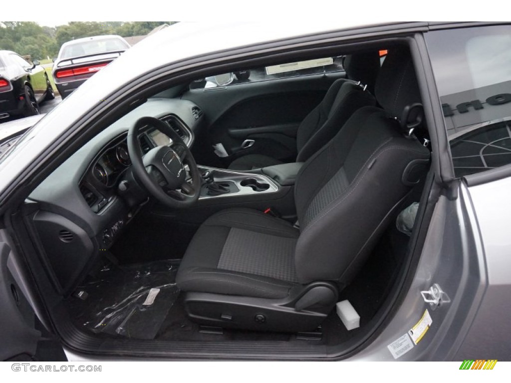 Black Interior 2015 Dodge Challenger SXT Photo #97336539