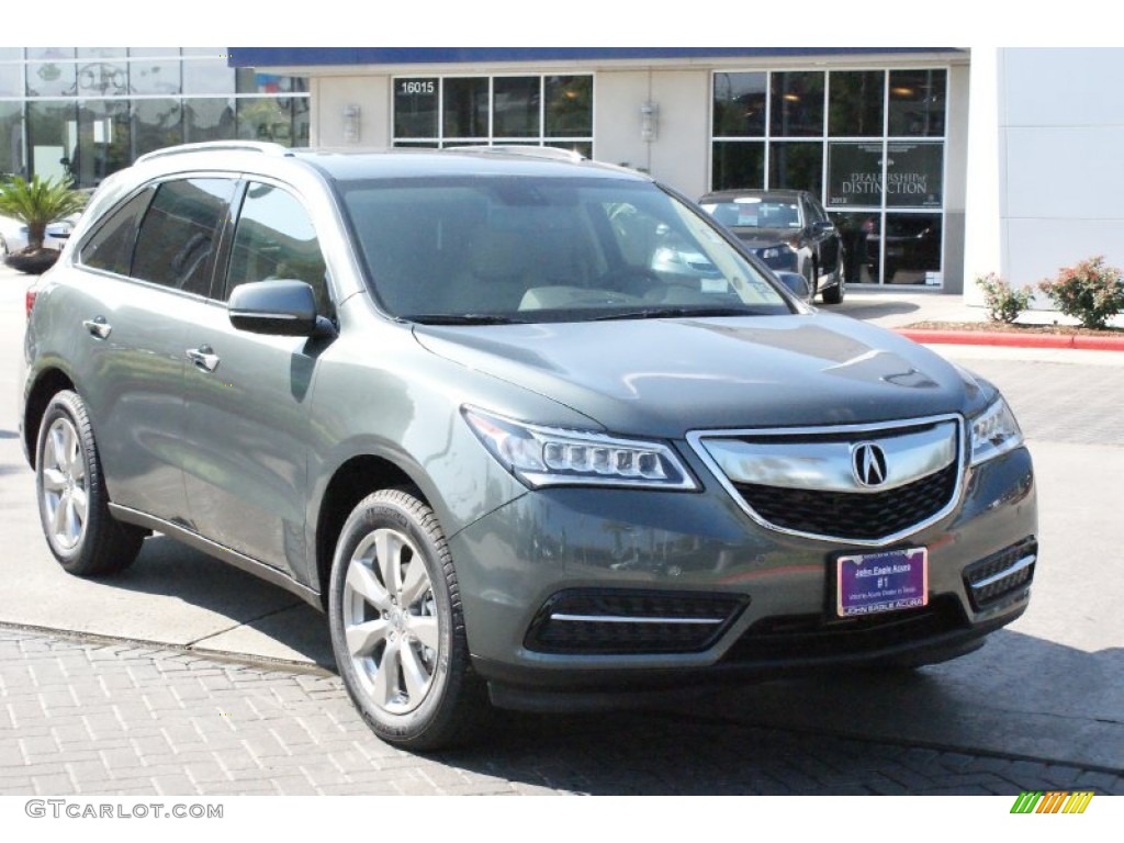 2014 Forest Mist Metallic Acura MDX Advance 97322906 Photo 2 Car Color Galleries