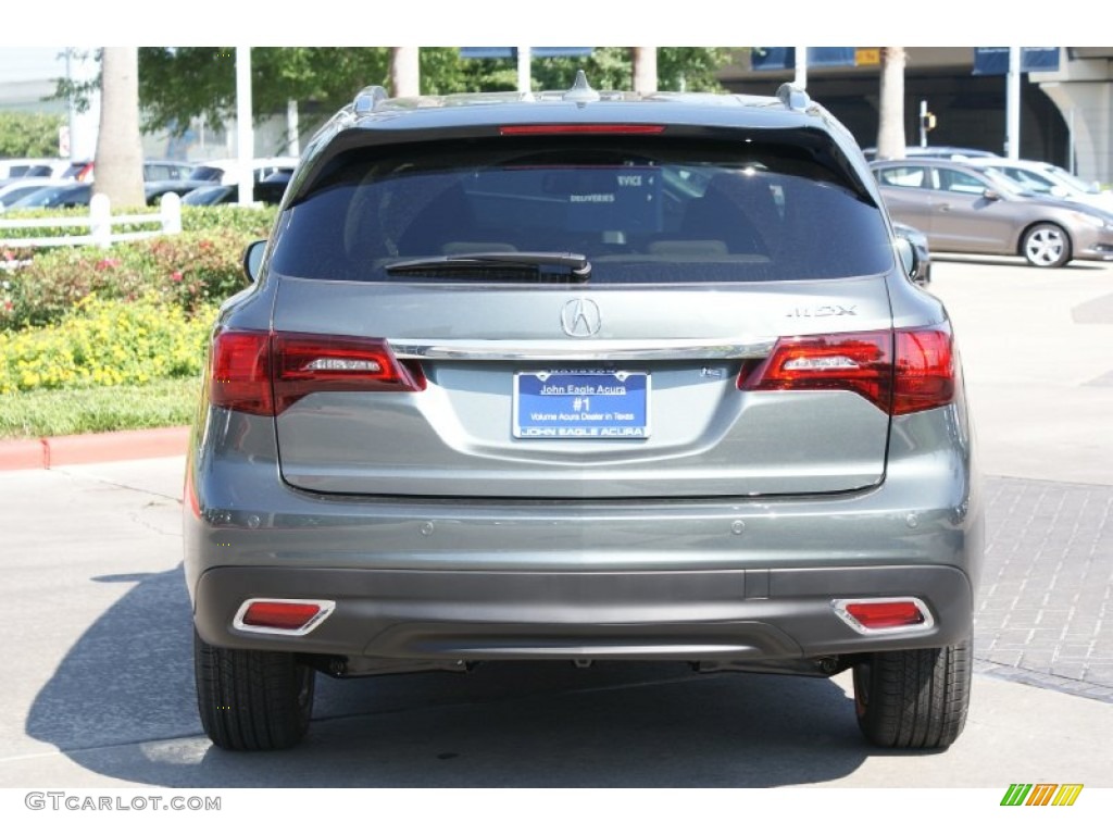 2014 MDX Advance - Forest Mist Metallic / Parchment photo #7