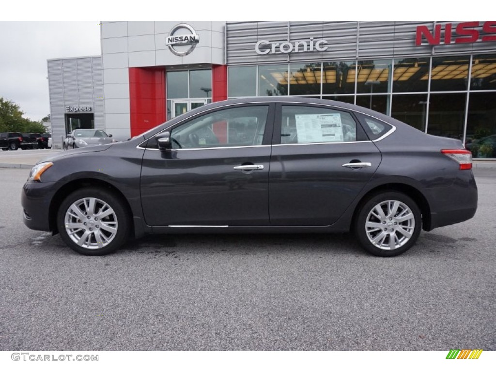 2014 Sentra SL - Amethyst Gray / Charcoal photo #2