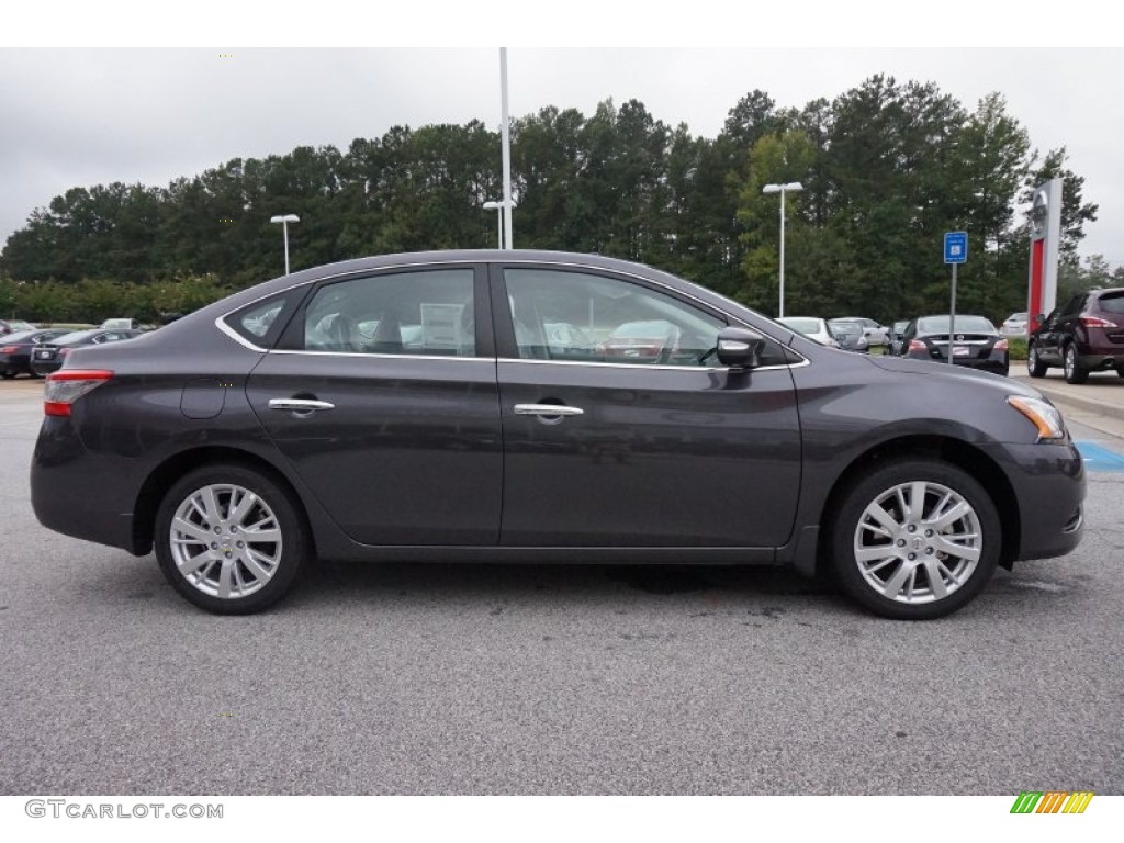 2014 Sentra SL - Amethyst Gray / Charcoal photo #6