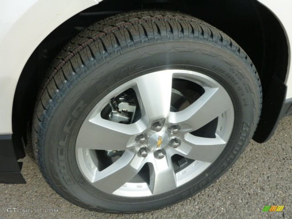 2015 Traverse LTZ - White Diamond Tricoat / Ebony photo #9