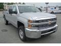 Silver Ice Metallic - Silverado 2500HD WT Crew Cab 4x4 Photo No. 1
