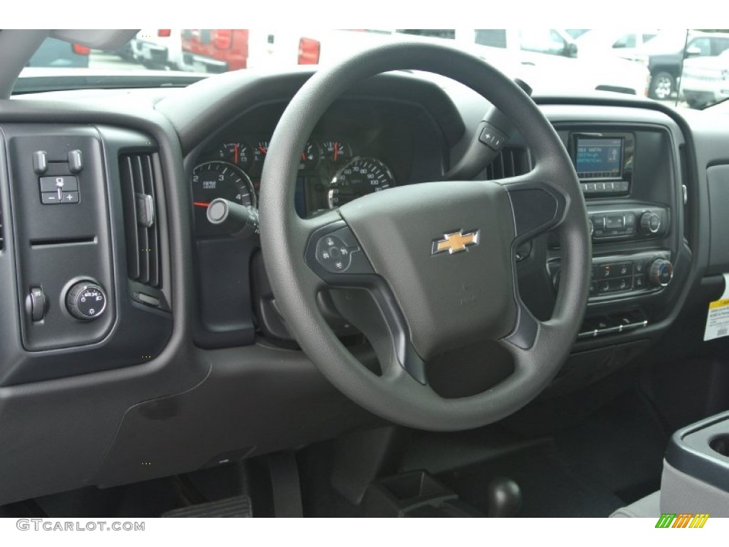 2015 Silverado 2500HD WT Crew Cab 4x4 - Silver Ice Metallic / Jet Black/Dark Ash photo #23