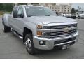 Silver Ice Metallic - Silverado 3500HD LTZ Crew Cab Dual Rear Wheel 4x4 Photo No. 1
