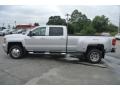 Silver Ice Metallic - Silverado 3500HD LTZ Crew Cab Dual Rear Wheel 4x4 Photo No. 3
