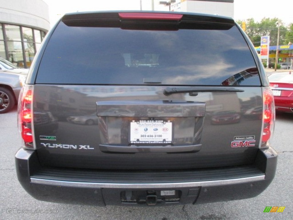 2010 Yukon XL Denali AWD - Storm Gray Metallic / Ebony photo #5