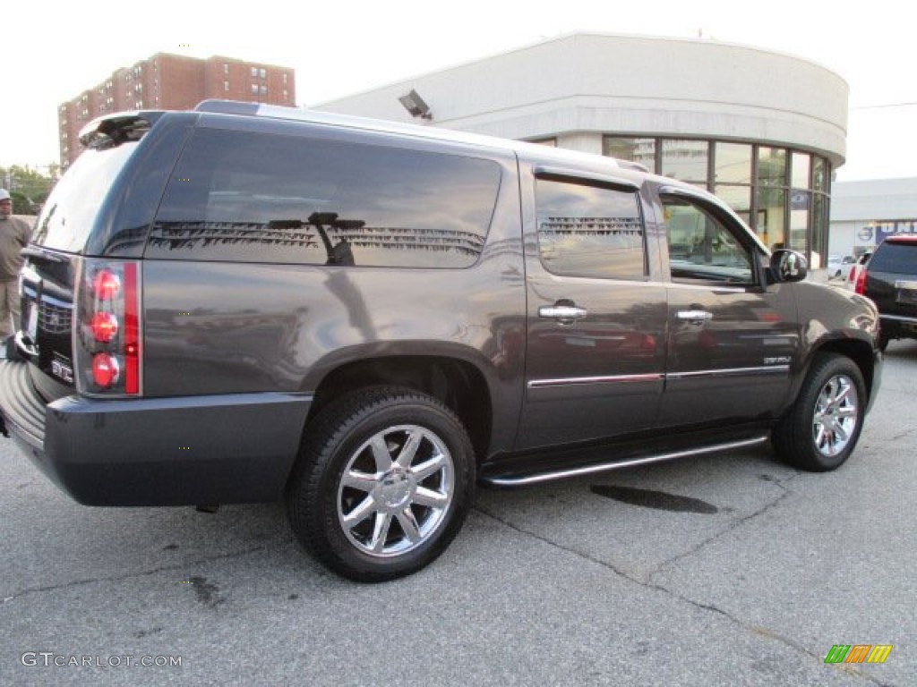 2010 Yukon XL Denali AWD - Storm Gray Metallic / Ebony photo #7