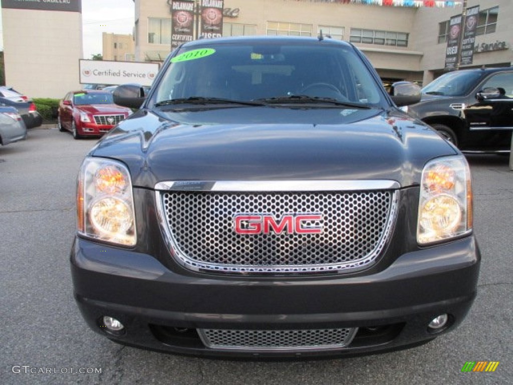 2010 Yukon XL Denali AWD - Storm Gray Metallic / Ebony photo #9