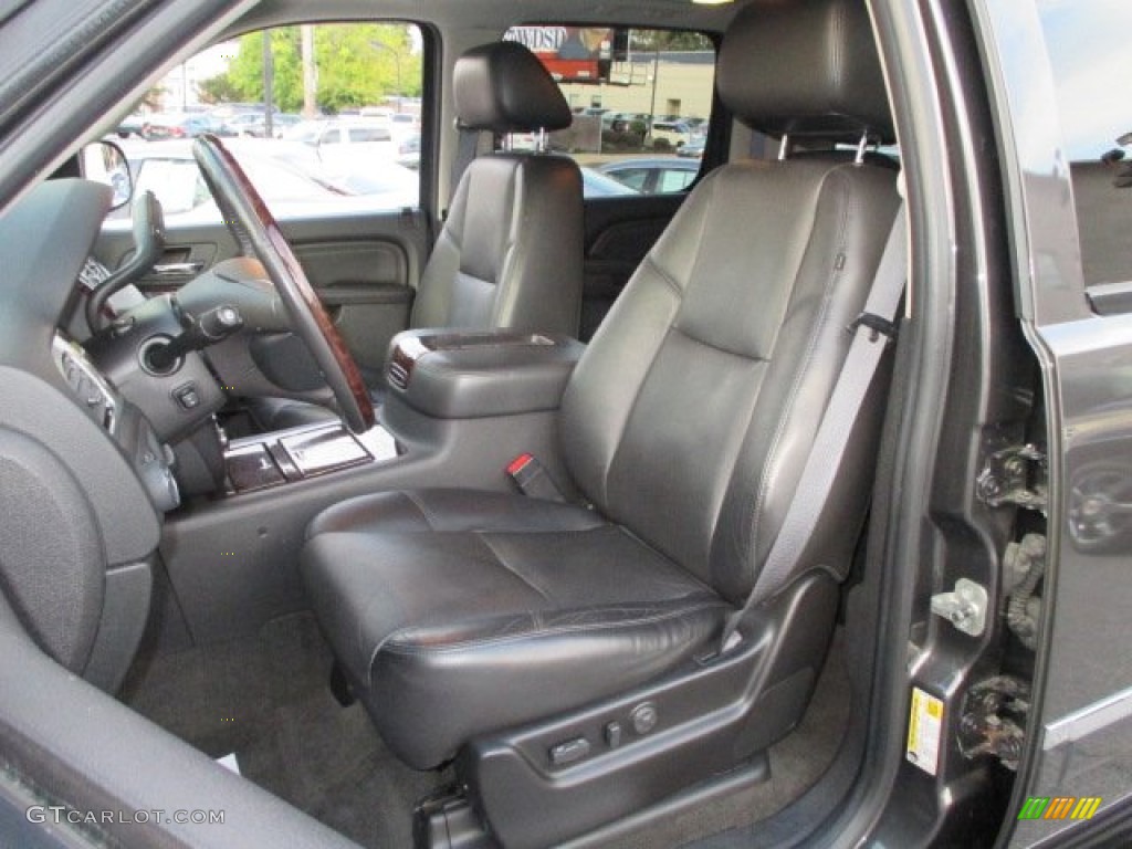 2010 Yukon XL Denali AWD - Storm Gray Metallic / Ebony photo #10