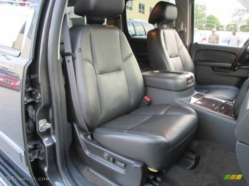 2010 Yukon XL Denali AWD - Storm Gray Metallic / Ebony photo #18