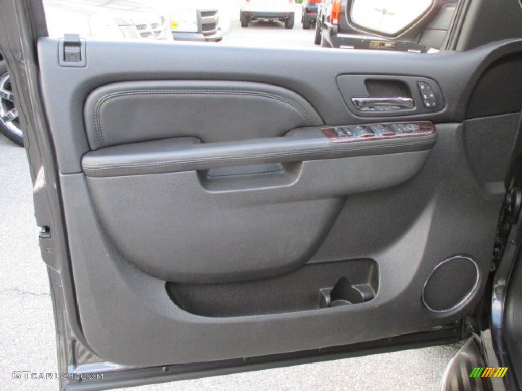 2010 Yukon XL Denali AWD - Storm Gray Metallic / Ebony photo #30