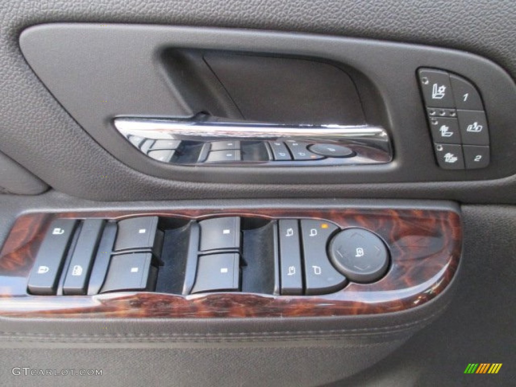2010 Yukon XL Denali AWD - Storm Gray Metallic / Ebony photo #31