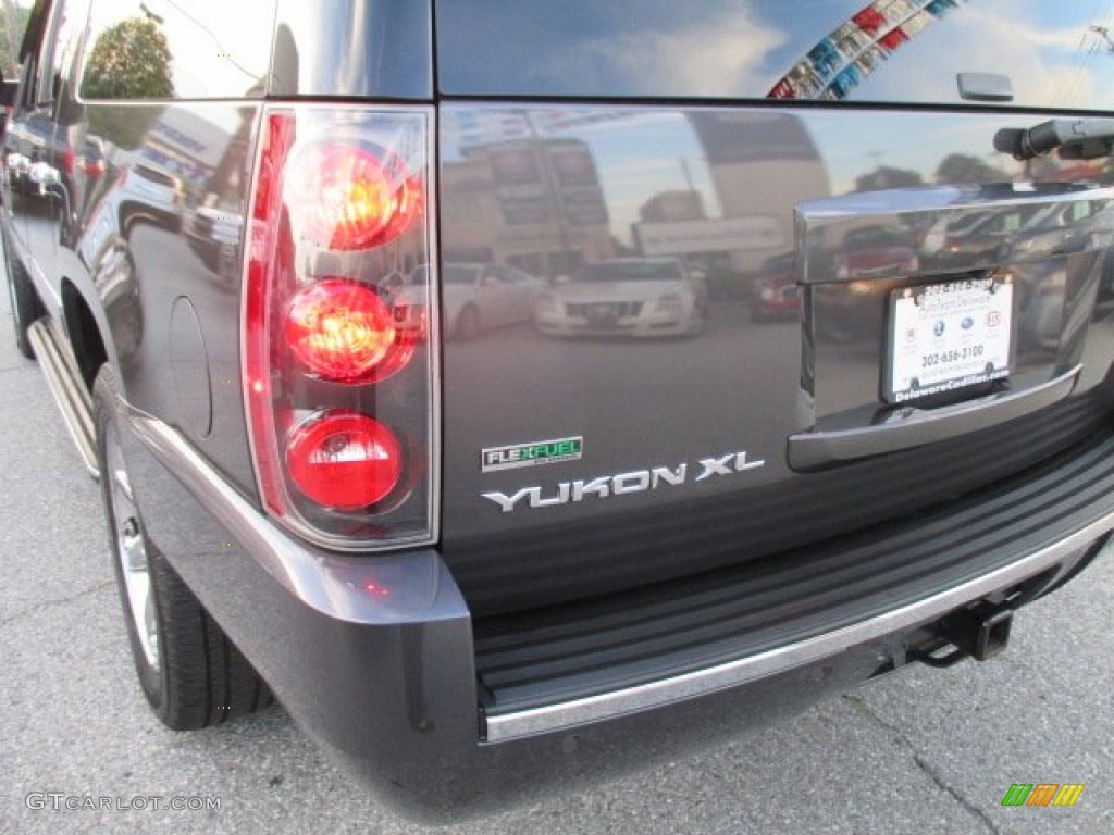 2010 Yukon XL Denali AWD - Storm Gray Metallic / Ebony photo #42