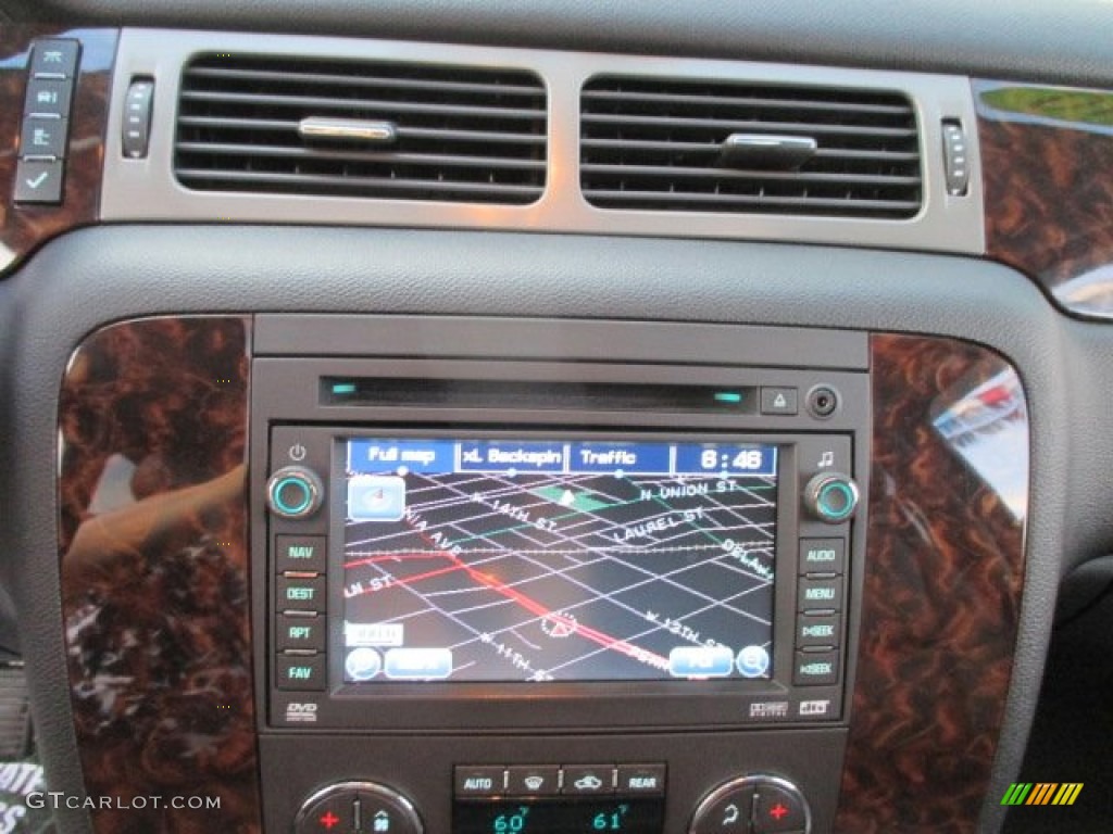 2010 Yukon XL Denali AWD - Storm Gray Metallic / Ebony photo #53