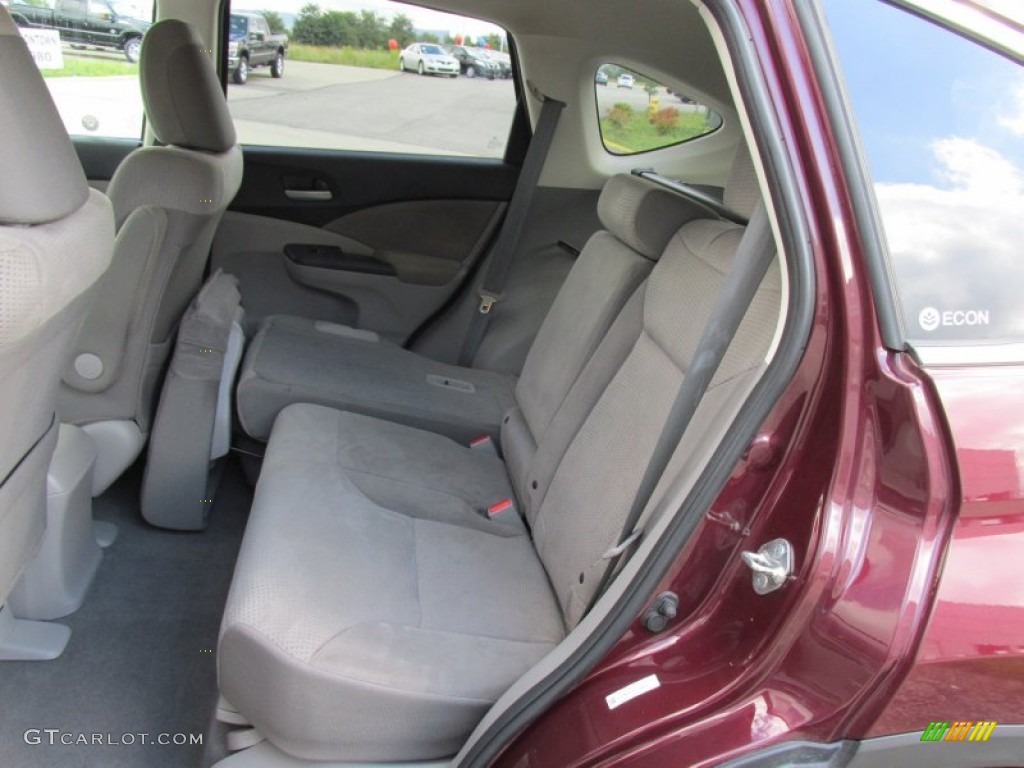 2012 CR-V EX 4WD - Basque Red Pearl II / Gray photo #8