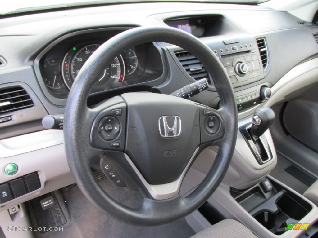 2012 CR-V EX 4WD - Basque Red Pearl II / Gray photo #11
