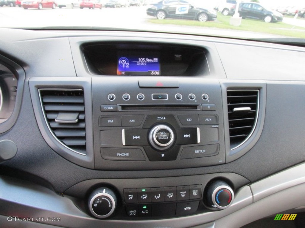 2012 CR-V EX 4WD - Basque Red Pearl II / Gray photo #14
