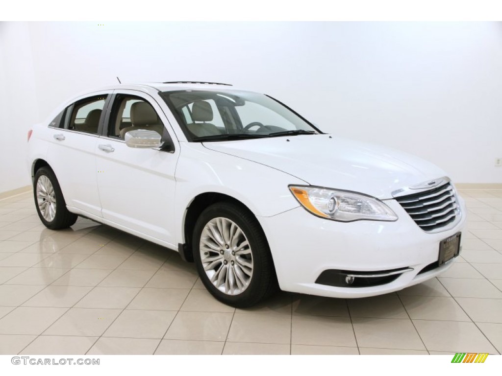 Bright White Chrysler 200