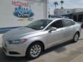 2015 Ingot Silver Metallic Ford Fusion S  photo #1