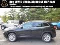 2015 Brilliant Black Crystal Pearl Jeep Cherokee Latitude 4x4  photo #1