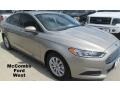 2015 Tectonic Silver Metallic Ford Fusion S  photo #6