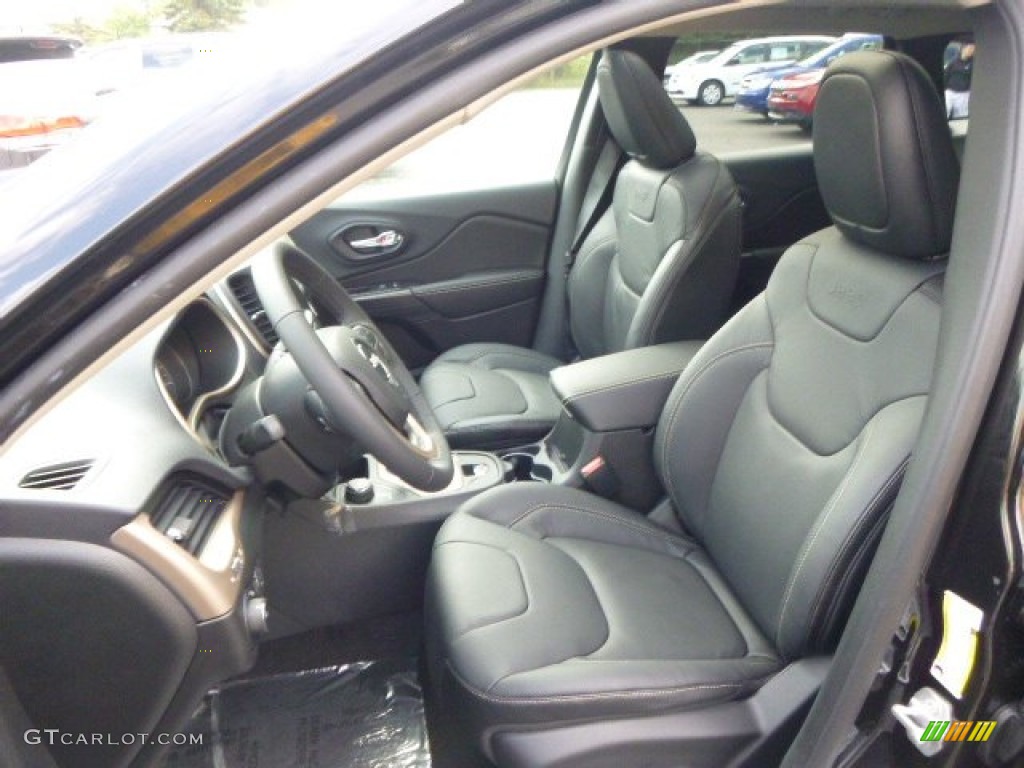 2015 Jeep Cherokee Limited 4x4 Front Seat Photo #97347375