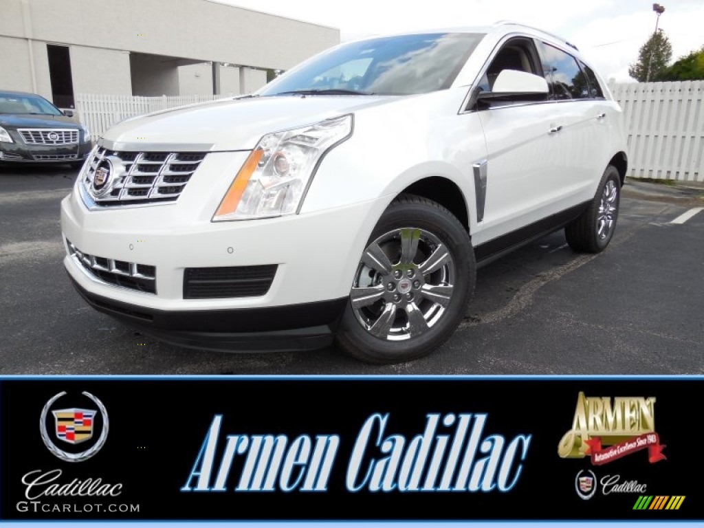 2015 SRX Luxury - Platinum Ice Tricoat / Shale/Brownstone photo #1