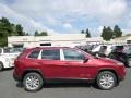 2015 Deep Cherry Red Crystal Pearl Jeep Cherokee Limited 4x4  photo #5