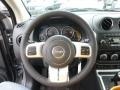 2015 Jeep Compass Dark Slate Gray Interior Steering Wheel Photo