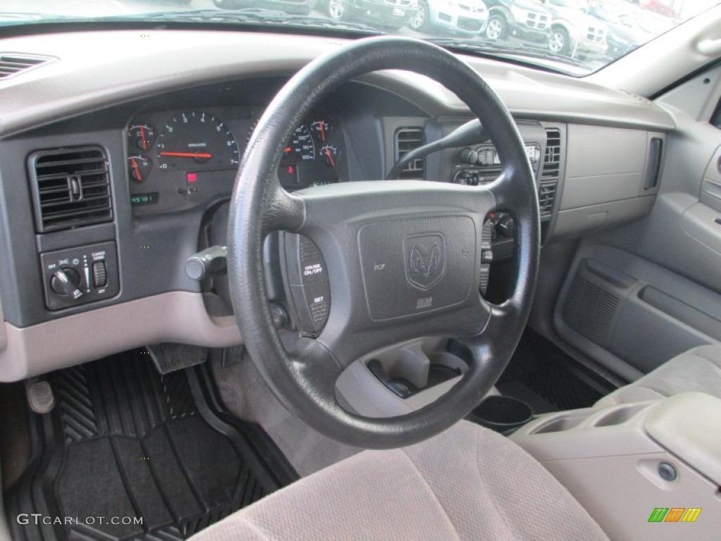 2003 Dakota SLT Quad Cab 4x4 - Atlantic Blue Pearlcoat / Dark Slate Gray photo #11