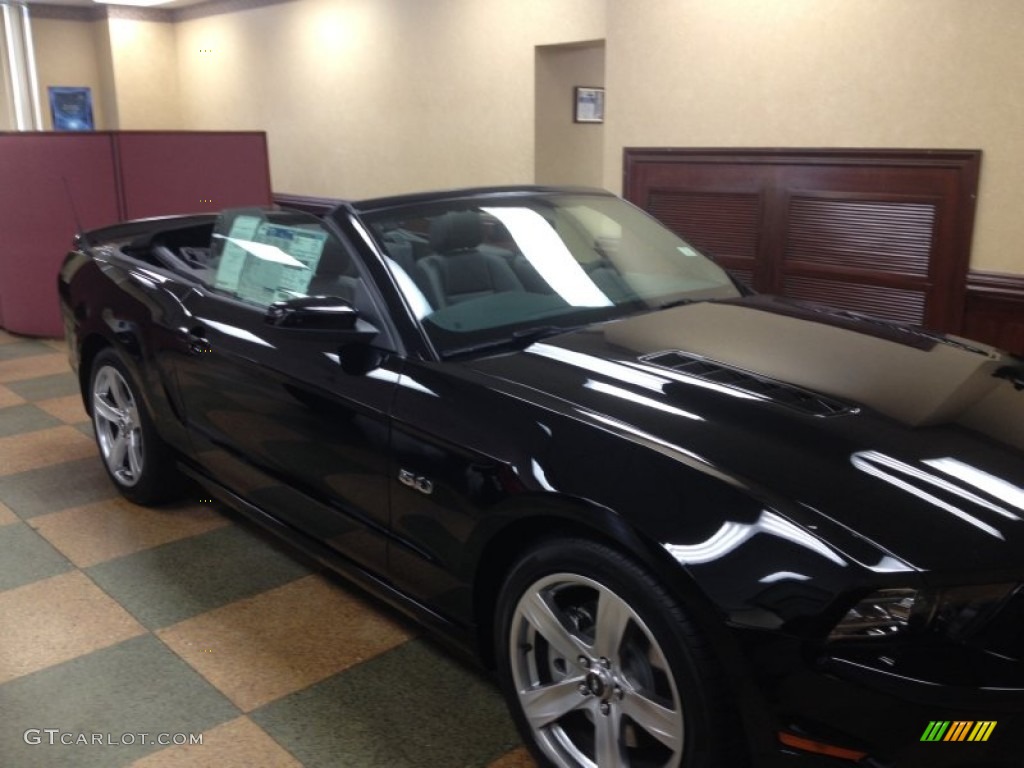 2014 Mustang GT Premium Convertible - Black / Charcoal Black photo #1