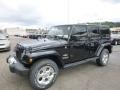 2015 Black Jeep Wrangler Unlimited Sahara 4x4  photo #1