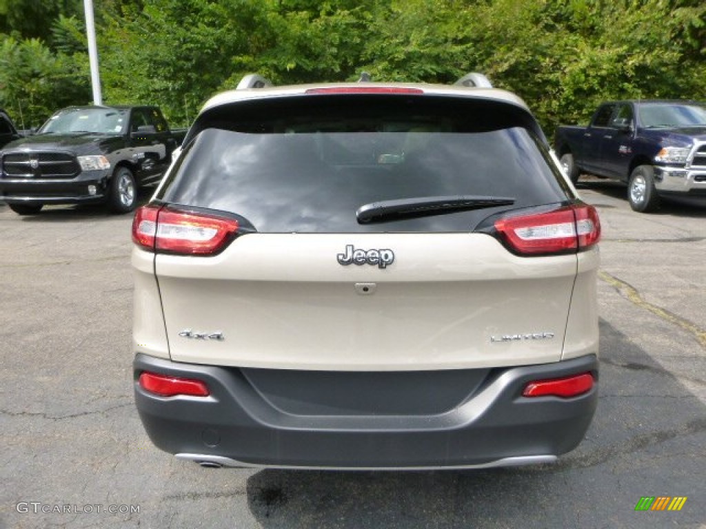 2015 Cherokee Limited 4x4 - Cashmere Pearl / Black/Light Frost Beige photo #4