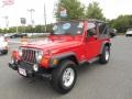 2006 Flame Red Jeep Wrangler Unlimited 4x4  photo #3