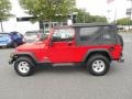 2006 Flame Red Jeep Wrangler Unlimited 4x4  photo #4