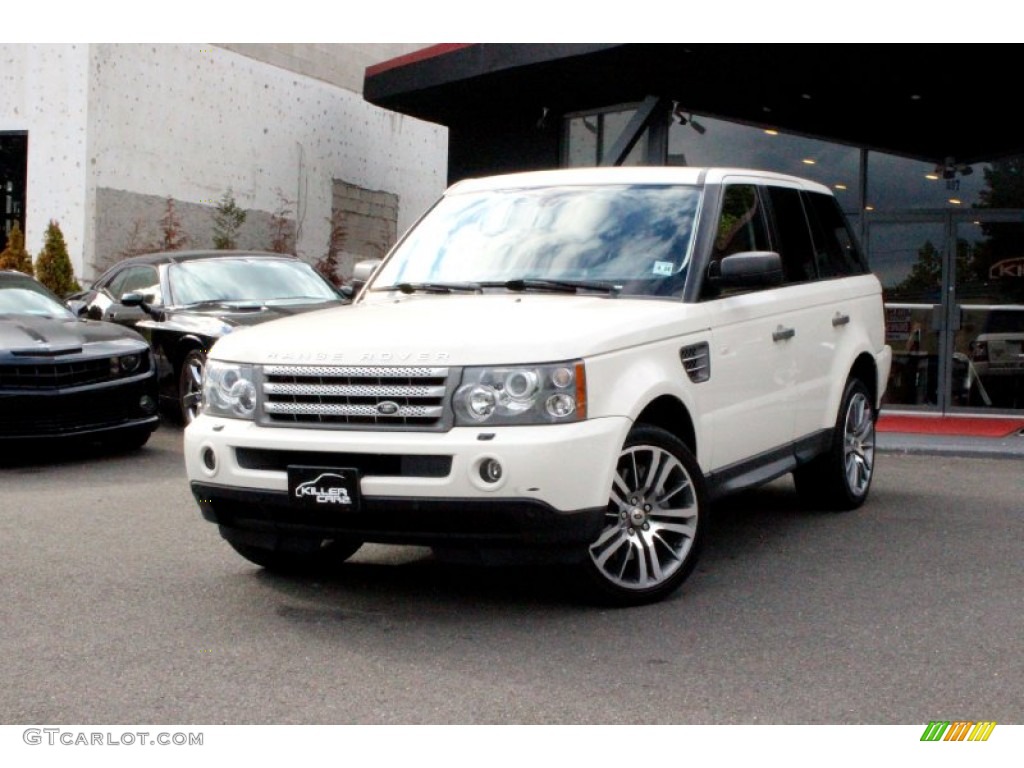 2009 Range Rover Sport Supercharged - Alaska White / Tan/Ebony photo #3