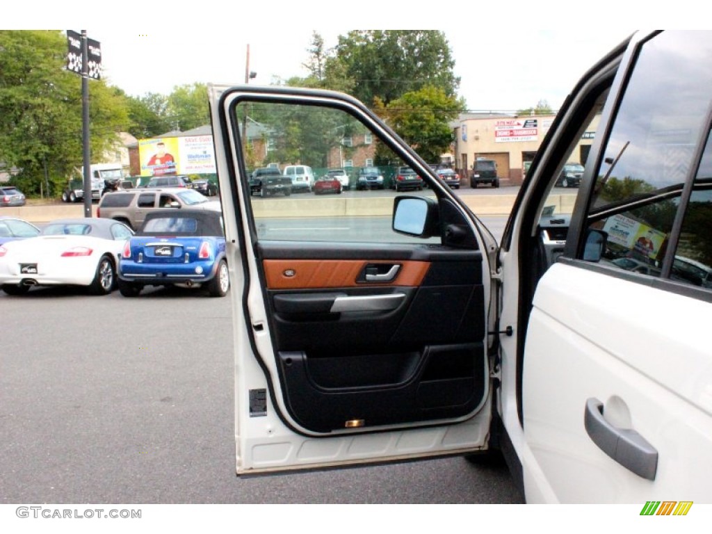 2009 Range Rover Sport Supercharged - Alaska White / Tan/Ebony photo #10